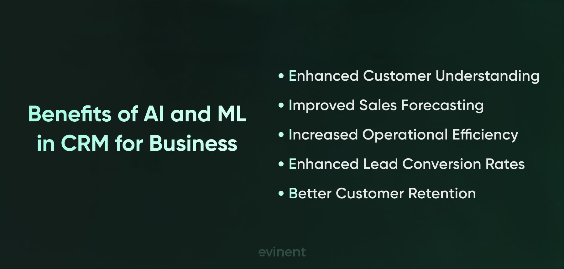 benefits of ai and ml in crm for business