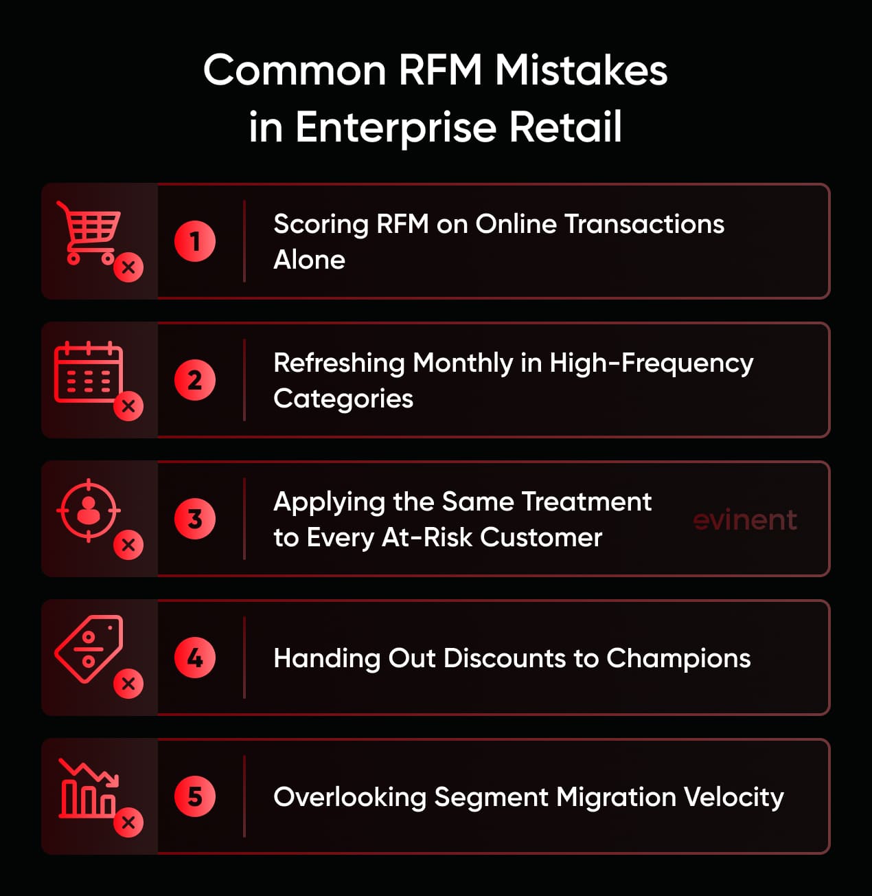 common rfm mistakes in enterprise retail