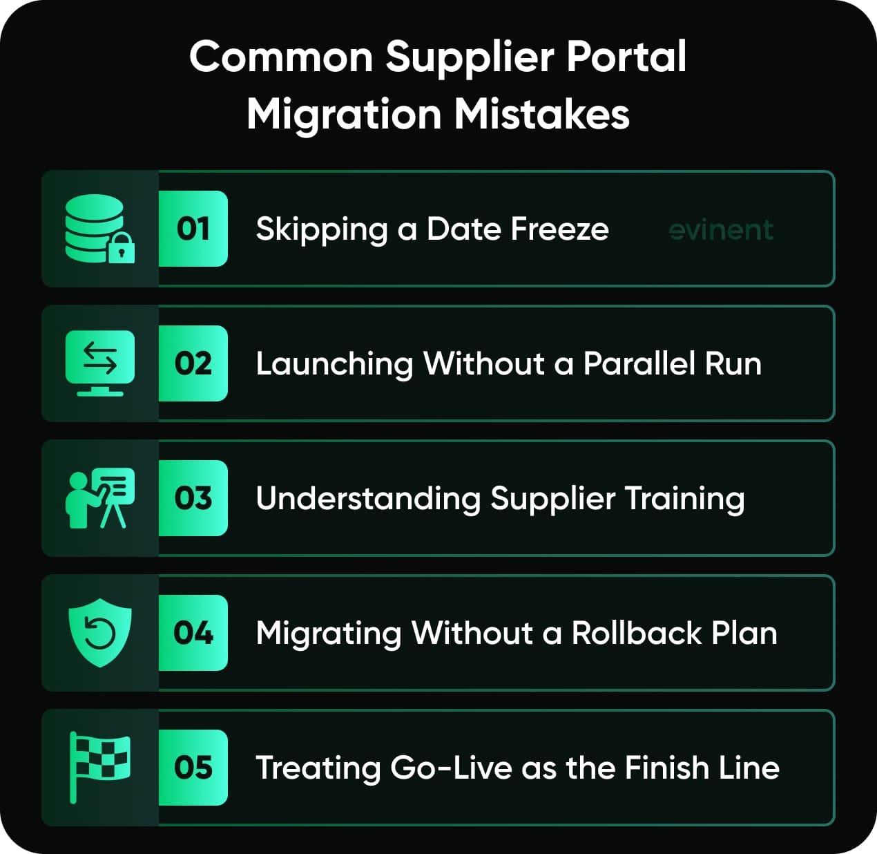 common supplier portal migration mistakes