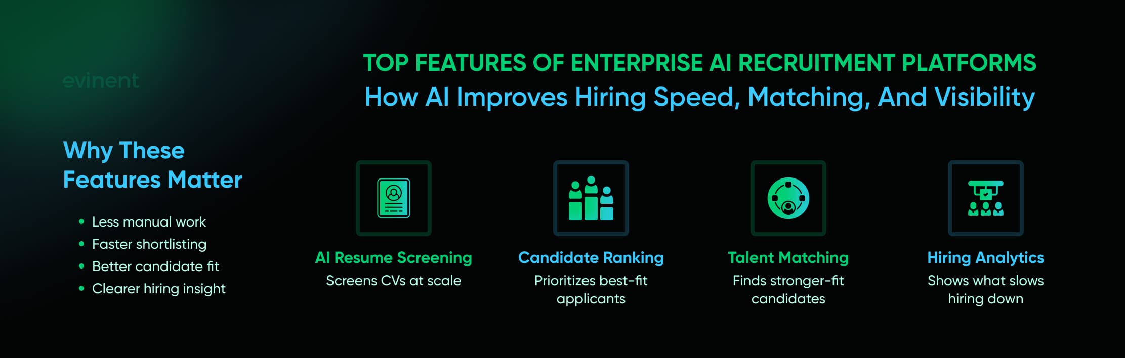 top features of enterprise ai recruitment platforms